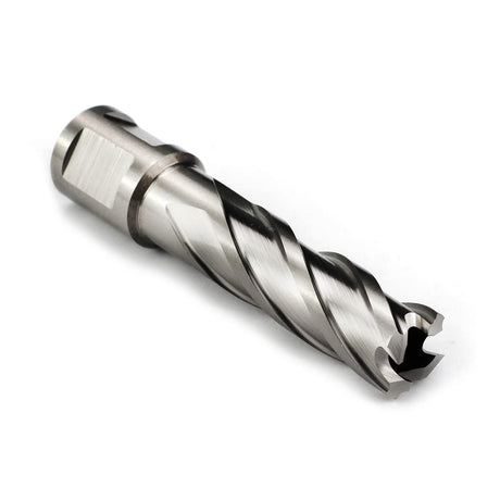 OSCARBIDE 5/8"x2" HSS Annular Cutter 5/8 inch Cutting Diameter 2 inch Depth of Cut,3/4 inch Weldon Shank 2 Flat Mag Drill Bit with Pilot Pin for Magnetic Drill Press,1 Piece OSCARBIDE