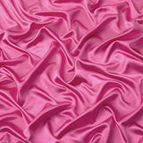 VACVELT 3pcs Extra Deep Pocket Satin Fitted Sheet Set Full Bed Set, Hot Pink Bottom Sheet Fit 18-24 Inch Deep Pocket Mattress, Silky Bedding Set Soft & Ultra Deep Fitted Sheet & 2 Pillowcase VACVELT