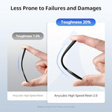 ANYCUBIC High Speed 3D Printer Resin 2.0, Print Up to 3X Faster, Special for Anycubic Photon Mono M5s/M7 Series, Particularly Apply for Large-Size 3D Printing Models, Low Odor (Black, 1kg) ANYCUBIC