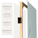 Red Lantern 6 ft. Tall Double Sided Birds and Plum Blossoms Canvas Room Divider 4 Panel Freestanding Folding Privacy Screen Partition and Separator for Modern and Contemporary Bedroom Home Office Dorm Red Lantern