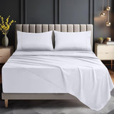 Utopia Bedding King Size Extra Deep Pocket Sheet Set – Fits Mattresses Up to 21 inches – Cooling, Soft & Breathable – Oeko-Tex 4 Piece Bed Sheets (White) Utopia Bedding
