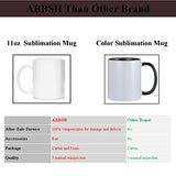 ABBSH Sublimation Mugs, Sublimation White Coffee Mugs Tazas Para Sublimacion Blank 11 OZ With Box for for Coffee, Soup, Tea, Milk, Latte, Hot Cocoa Set of 12 ABBSH