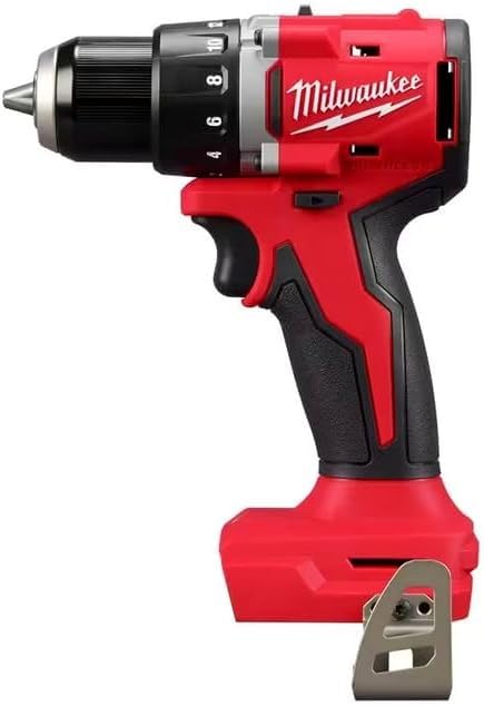 Milwaukee 3601-20 M118 18V Lithium-Ion Brushless Cordless 1/2 in. Compact Drill/Driver (Tool Only), Red Milwaukee