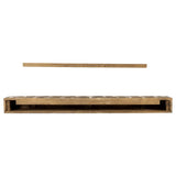 Country Living Wood Fireplace Mantel Shelf - Bodie 60 Inch Mocha Finish | Rustic Hand-Hewn and Distressed Pine Beam with Worn, Reclaimed Log Look; for Fireplaces, Hearths & Décor Country Living