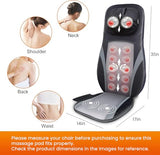 Snailax Shiatsu Back Massager with Heat -Deep Kneading Massage Chair Pad with Adjustable Intensity, Shiatsu Chair Massager to Relax Full Body Muscle，Gift for Mother Snailax