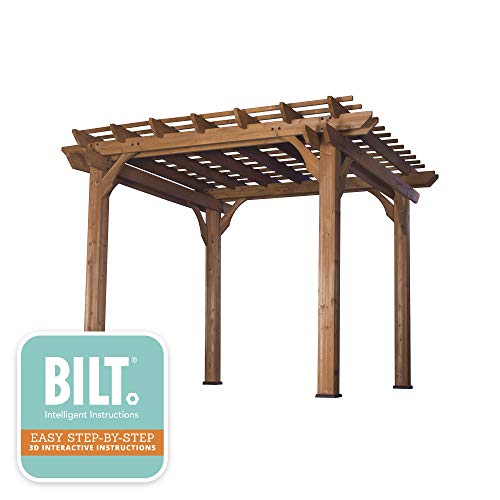 Backyard Discovery Cedar Pergola 10 'x 10' Backyard Discovery