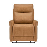 KISLOT Leather Recliner Chair for Adults Wall Hugger RV Recliner with USB Charging Ports Electric Power Reclining Sofa for Living Room Home Theater Seating Bedroom