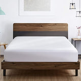FreshCulture Queen Fitted Sheet - Hotel Quality, Ultra Soft & Breathable Brushed Microfiber, Deep Pocket, Cooling Fitted Sheets for Queen Size Bed (White) FreshCulture