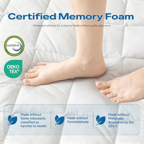 Aircliff Japanese Floor Mattress, Roll Up Tatami Mat, Sleeping Pad, Shikibuton, CertiPUR-US Certified Foam Floor Bed Futon Mattress for Dormitory, Guest Bed, Designed in Japan(Light Grey, Twin) Aircliff