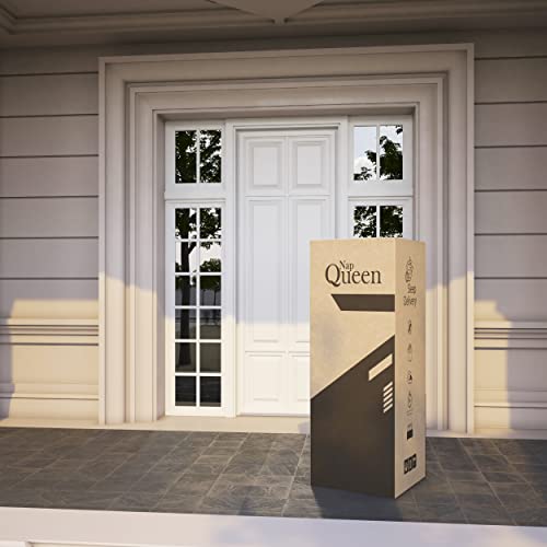 NapQueen 8 Inch Maxima Hybrid Mattress, Full Size, Cooling Gel Infused Memory Foam and Innerspring Mattress, Bed in a Box, White & Gray NapQueen