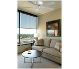 Minka-Aire F565-WH Mesa 52 Inch Flush Mount Low Profile Ceiling Fan in White Finish MINKA-AIRE