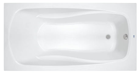 PROFLO PFS7242AWH PROFLO PFS7242A Lansford 72" x 42" Drop In Acrylic Soaking Tub with Reversible Drain and Overflow ProFlo