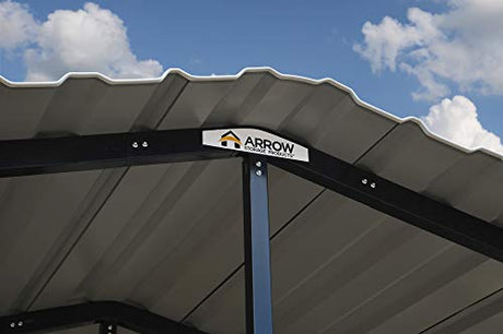ARROW CPH202007, 20x20, Eggshell Carports, 20' x 20' Arrow