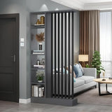 Room Divider with Shelves, Entrance Hall Partition Screen Column Floor to Ceiling - Freestanding Room Divider with Storage Shelf, Easy Assembly Freestanding Decor for Bedroom, Office Horseo