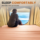 GAIALOOP Floor Memory Foam Car Camping Bed Glamping Roll Up Futon Mattress, Japanese Floor Sleeping Mat Camp Cot Mattress Pad Travel Guest Side Sleepers [Twin: 75 * 38 * 3''] Gaialoop