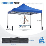 NEWBULIG Pop Up Canopy 9.5x9.5 FT Easy Up Tents for Camping Parties Events Beach Backyard Portable Outdoor Shelter Heavy Duty Instant Sun Shade with Sand Bags NEWBULIG