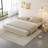 MUSEHOMEINC Wooden Futon Frame Space-Saving Modern Futon Frame Full Size 2 in 1 Design Bed Frame Convert Chair,Sofa,Bed Perfect for Modern Living Spaces (Full) MUSEHOMEINC