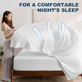 Lavisun Full Flat Sheet, 1 Pack White Full Bed Sheet Only - Brushed Microfiber Top Sheets for Hotel, Dorm, Ultra Soft & Breathable - Wrinkle-Free - Easy Care - Single Flat Sheet Lavisun