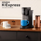 Keurig K-Express Single Serve K-Cup Pod Coffee Maker, 3 Brew Sizes, Strong Button Feature, 42oz Removable Reservoir, Black Keurig