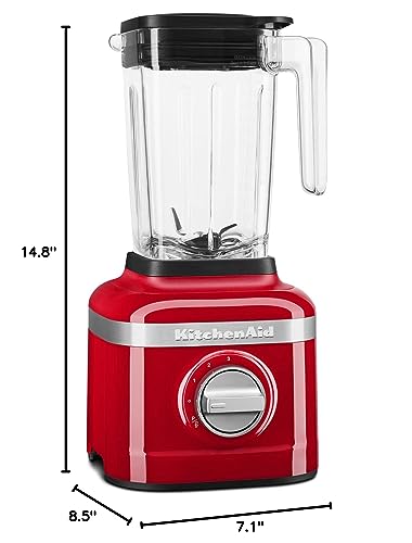 KitchenAid K150 3 Speed Ice Crushing Blender with 2 Personal Blender Jars - KSB1332Y,Passion Red, 48 oz KitchenAid