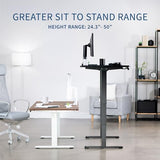 VIVO Electric 63 x 32 in Dual Motor Standing Desk, Memory Height Adjustment, 2B Series, Light Wood Top White Frame, DESK-KIT-2W1C VIVO