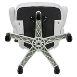 Flash Furniture Porter High-Back Swivel Office Chair with Adjustable Lumbar Support and Height, Ergonomic Mesh Desk Chair with Flip-Up Armrests, White Flash Furniture