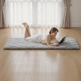VEVOR 9-Layer Japanese Futon Mattress, 2.5" Thick Twin Tatami Mat, Foldable Roll Up Mattress for Sleeping with Storage Bag, Portable Floor Mattress for Camping Dormitory Yoga, Gray VEVOR