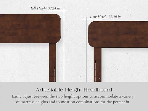 AFI, Florence Queen Solid Wood Headboard, Walnut AFI