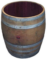 3/4 Wine Barrel Planter or Table Base 27" W x 30" H by Wine Barrel Creations Inc. 3/4 barrel