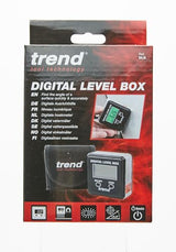 Trend Digital Level Box and Angle Finder (Magnetic Base & LCD Display) for Woodworking and Accurate Table/Miter Saw Angle Setting, Black, DLB TREND