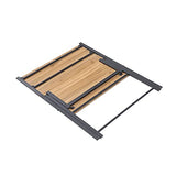 Ball & Cast Folding Computer Desk Foldable Laptop Table 2 Tiers, 32" W, Natural Ball & Cast