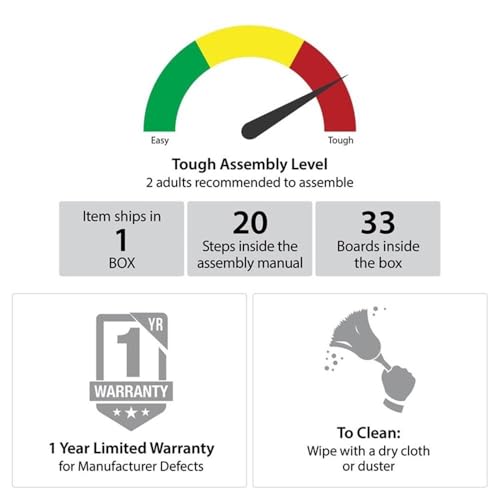Ameriwood Home Gablewood Electric Fireplace & TV Console for TVs up to 65", Espresso Ameriwood Home