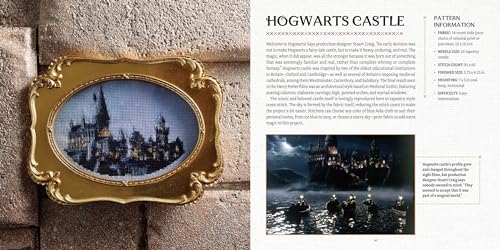 Harry Potter: The Official Hogwarts Book of Cross-Stitch WoodArtSupply