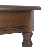 Safavieh Home Collection Tinsley Brown Half Moon Console Table CNS5723C SAFAVIEH