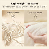 Bedsure Comforters King Size - Duvet Insert Contrast Down Alternative Comforter Quilted All Season Duvet with 8 Tabs, Machine Washable, Gifts for Women, White, King 90 x 102 Inches Bedsure