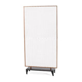 Christopher Knight Home Eldon Metal Room Divider Screen, Tall Single Panel Mesh Privacy Screen, Iron Frame and Modern Design Room Separation, Free Standing Wall Partition, Gold Brushed Brown+Black Christopher Knight Home