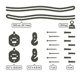 LA SIESTA CasaMount Black - Multipurpose Suspension Set for Hammocks LA SIESTA