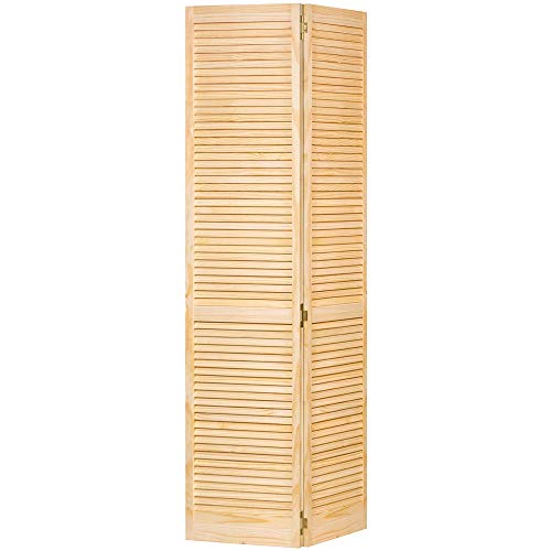 Closet Door, Bi-fold, Kimberly Bay® Traditional Louver-Louver Clear (80x30) - WoodArtSupply