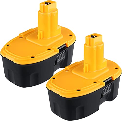 KINGTIANLE 2-Pack 18V 5.0Ah Replacement Battery for Dewalt 18 Volt XRP DC9096 Ni-Mh Batteries, Compatible with DC9098 DC9099 DW9095 DW9096 DW9098 Cordless Power Tools KINGTIANLE
