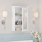 RiverRidge Somerset Wall Cabinet with Mirror Medicine Cabinet with Soft-Close Hinges & Adjustable Shelf Bathroom Mirror with Storage Shelves RiverRidge