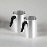 FUNSUEI 2 Packs Candle Making Pouring Pot, 4 Pounds Wax Melting Pot with Dripless Pouring Spout & Heat-Resisting Handle, Aluminum Candle Making Pitcher for DIY Candle Making Kits, FUNSUEI