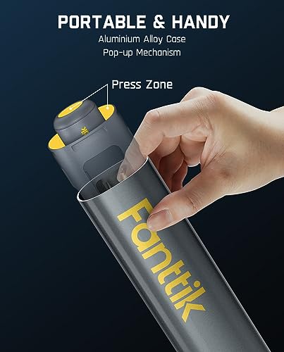 Fanttik S1 Pro 3.7V Electric Screwdriver, Cordless Screwdriver, 16 S2 Metal Bits, 3 Torque Settings, Max 6 N.m, 2000mAh Battery, LED Light, 1/4''Hex, Idea Tool for Furniture/Desktop Computer Fanttik