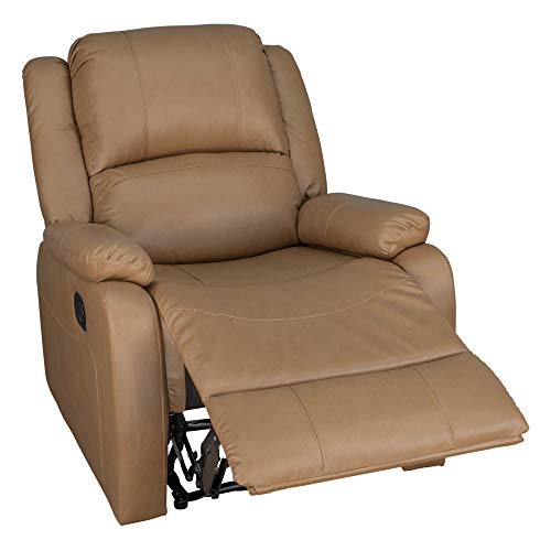 RecPro Charles Collection | 30" Zero Wall Wall Hugger Recliner | RV Living Room (Slideout) Chair | Toffee, 1-Pack RecPro