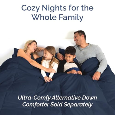 Queen Size 4 Piece Sheet Set - Comfy Breathable & Cooling Bed Sheets Set - Hotel Luxury Bedding for Women, Men, Kids, Teens, Boys & Girls - Deep Pockets, Soft and Wrinkle Free - Oeko-Tex - Navy Blue CGK Unlimited
