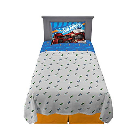 Franco Kids Bedding Super Soft Sheet Set, 3 Piece Twin Size, Hot Wheels Franco