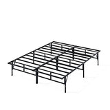 ZINUS SmartBase Compack Mattress Foundation, 14 Inch Metal Bed Frame, No Box Spring Needed, Sturdy Steel Slat Support, Queen Zinus