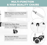 Mimoglad Office Chair, High Back Ergonomic Desk Chair with Adjustable Lumbar Support and Headrest, Swivel Task Chair with flip-up Armrests for Guitar Playing, 5 Years Warranty Mimoglad