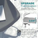 Mimoglad Office Chair, High Back Ergonomic Desk Chair with Adjustable Lumbar Support and Headrest, with flip-up Armrests for Guitar Playing, 5 Years Warranty (Moon Grey) Mimoglad