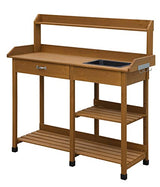 Convenience Concepts Deluxe Potting Bench, Light Oak Convenience Concepts