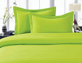Elegant Comfort 1500 Premier Hotel Quality Super Soft Wrinkle Free 4 pc Sheet Set, Deep Pocket, Full Lime-Green Elegant Comfort